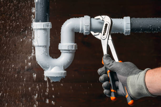 Professional Drain Cleaning technician working in Jamesport, NY